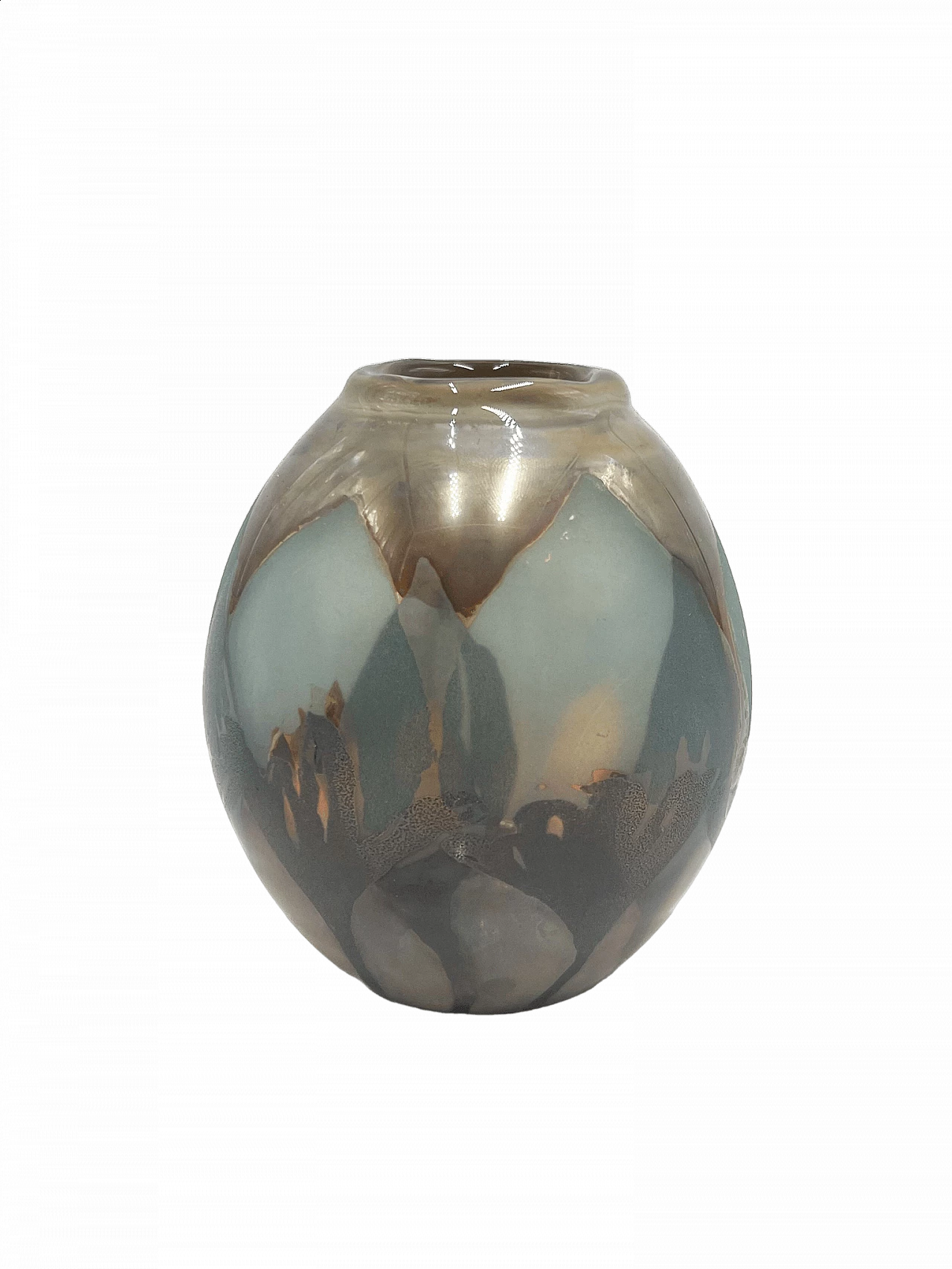 Vaso in vetro di Vera Walther, anni '80 5