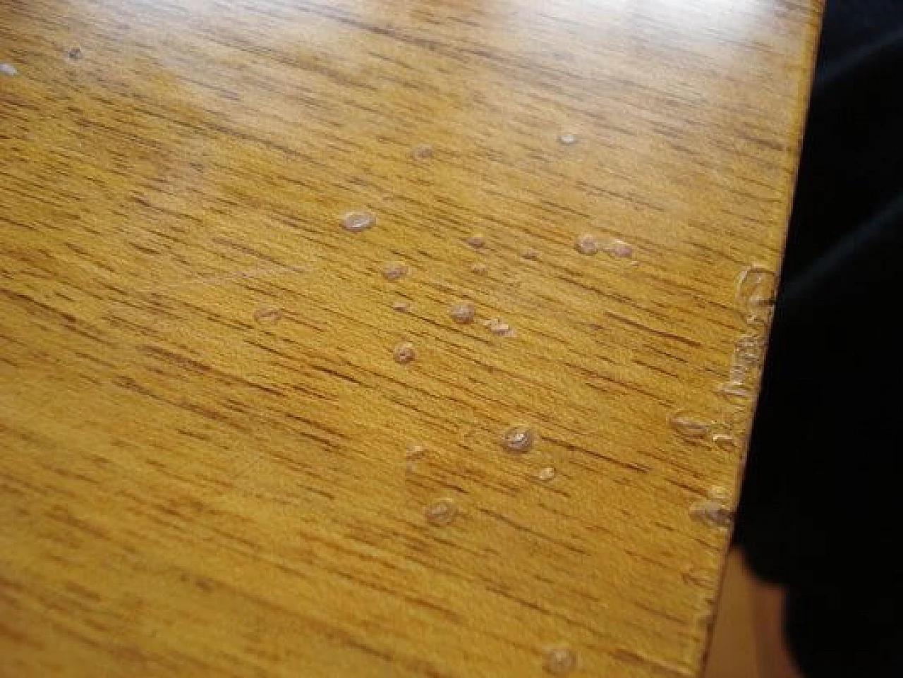 Tavolino quadrato in acciaio e teak di Wilhelm Renz, anni '60 8