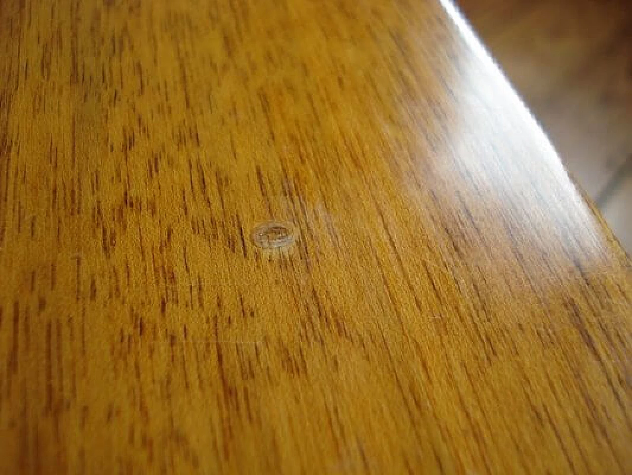 Tavolino quadrato in acciaio e teak di Wilhelm Renz, anni '60 9