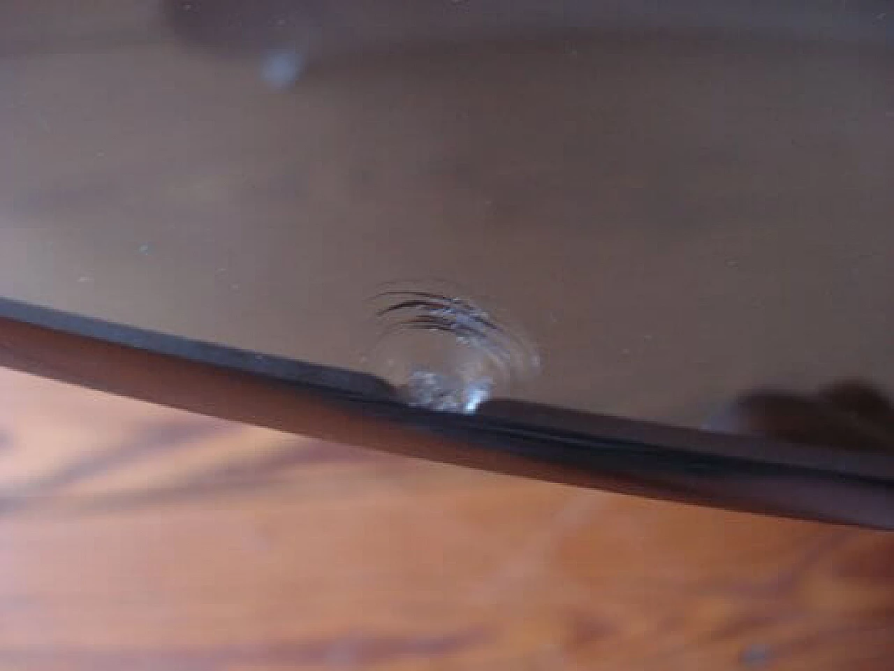 Tavolino in alluminio e vetro di Knut Hesterberg, anni '60 11