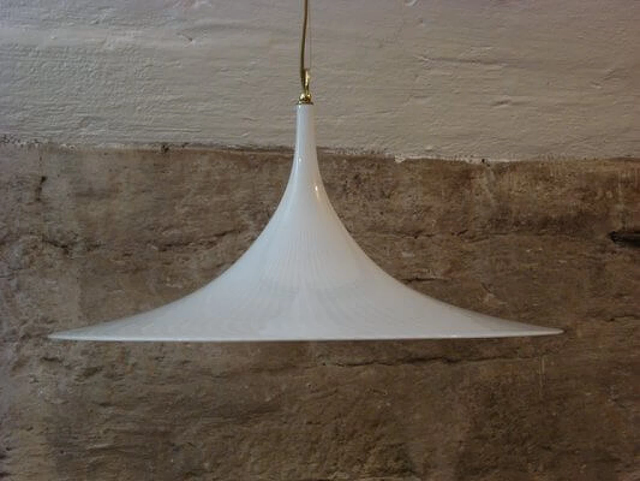 Tulip XL ceiling lamp by Effetre International, 1960s 2