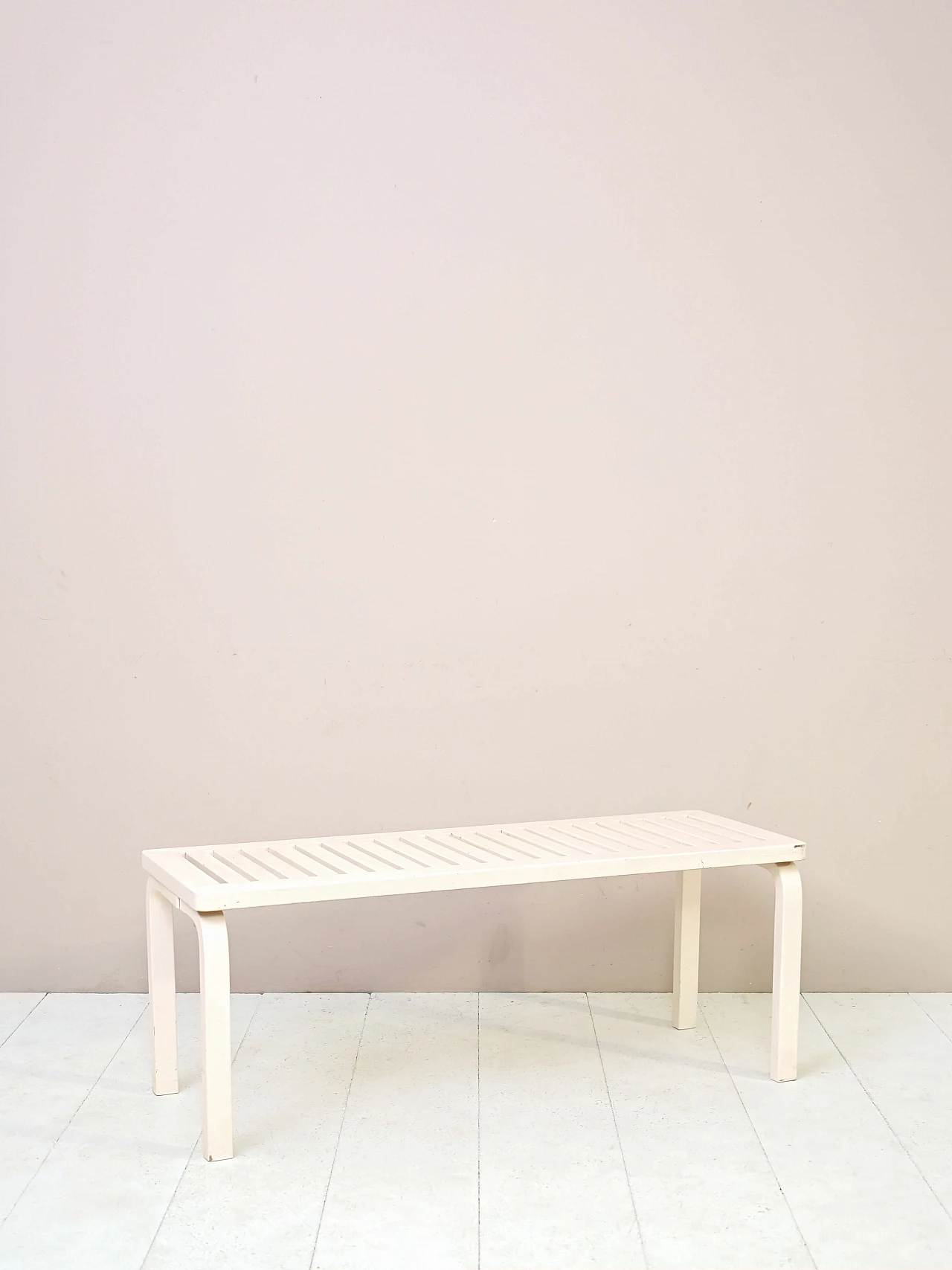 153A solid birch bench by Alvar Aalto for Artek, 1960s 3