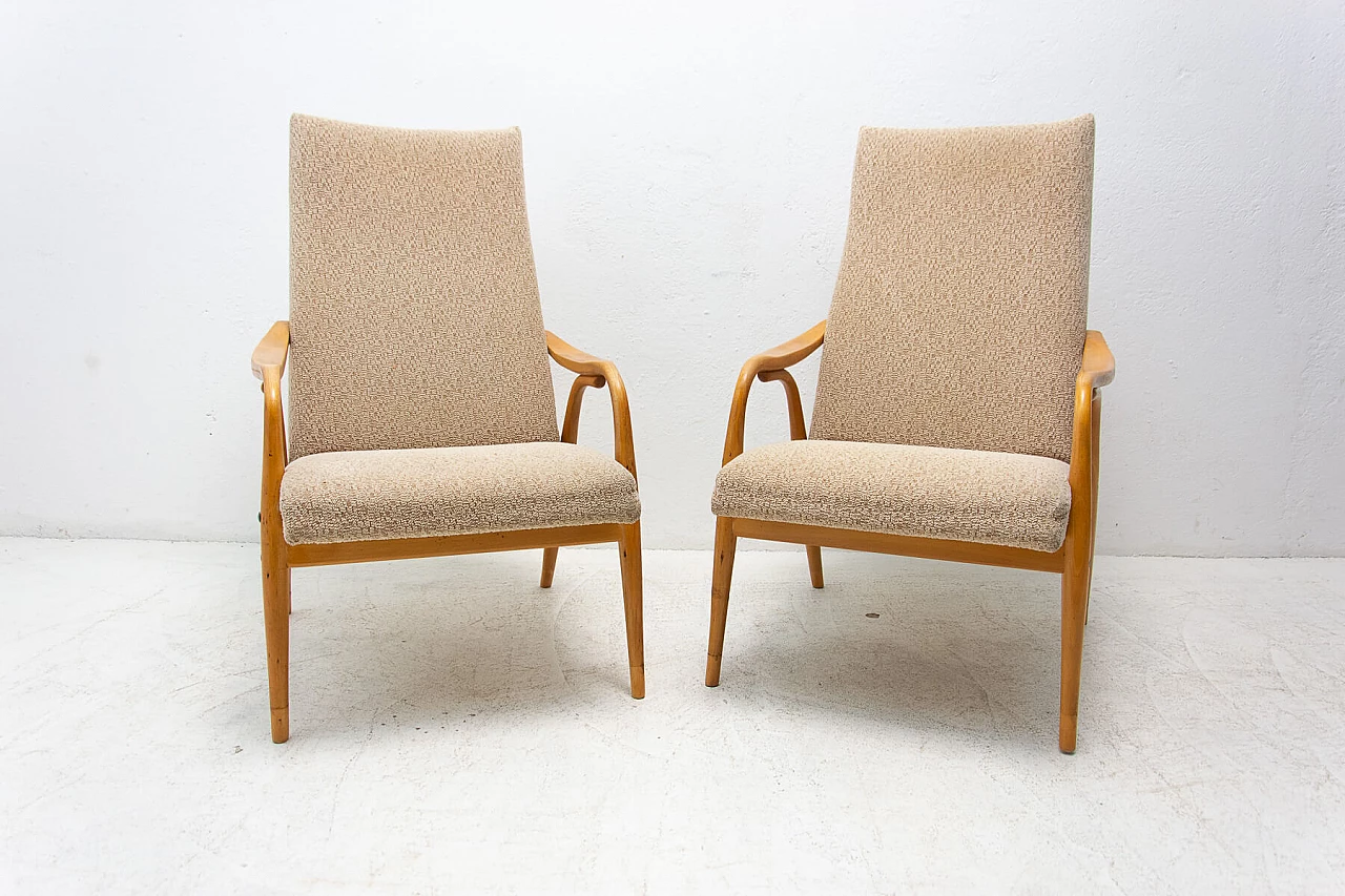 Pair of armchairs by Antonín Šuman, 1970s 2
