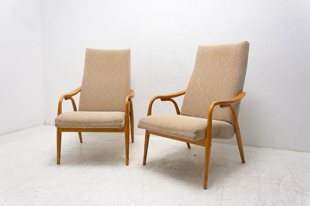 Pair of armchairs by Antonín Šuman, 1970s 5