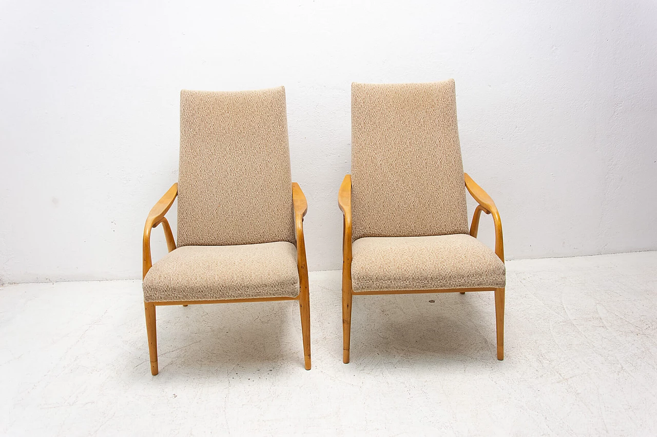 Pair of armchairs by Antonín Šuman, 1970s 8