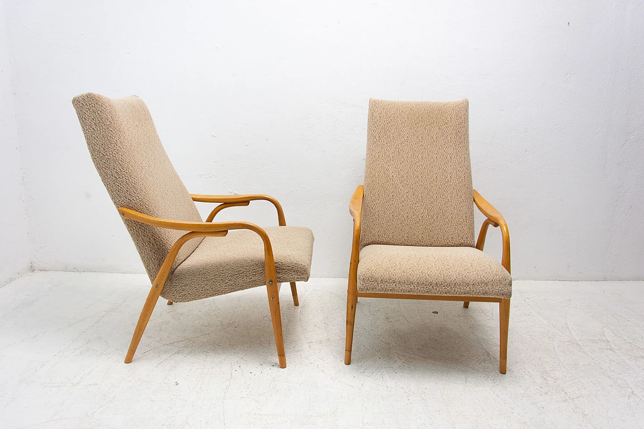 Pair of armchairs by Antonín Šuman, 1970s 9