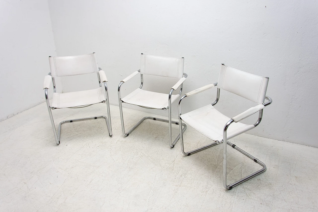 B-34 tubular steel cantilever chair by Marcel Breuer, 1970s 4