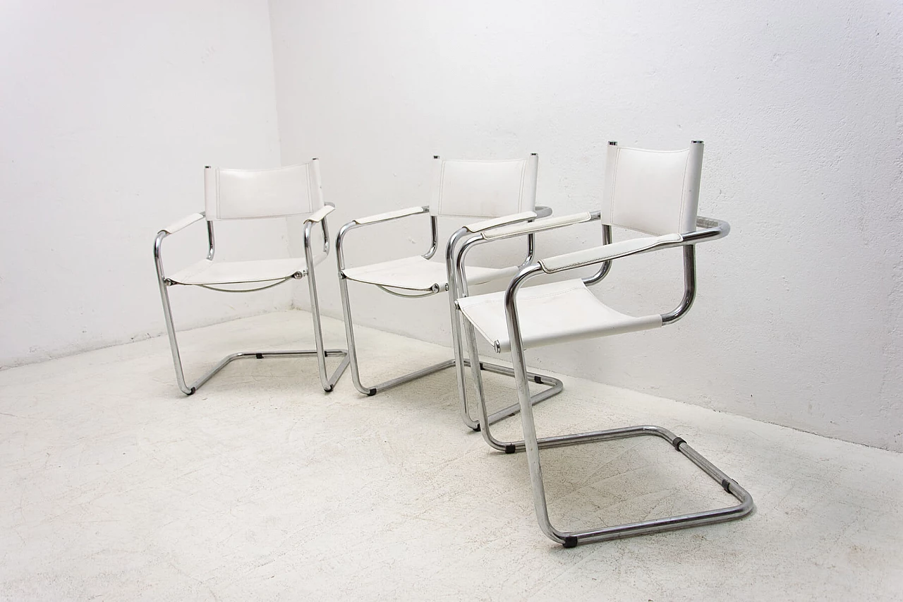 B-34 tubular steel cantilever chair by Marcel Breuer, 1970s 7