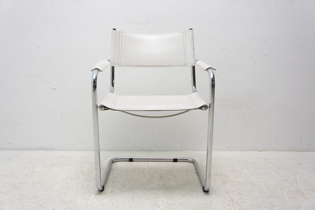 B-34 tubular steel cantilever chair by Marcel Breuer, 1970s 8