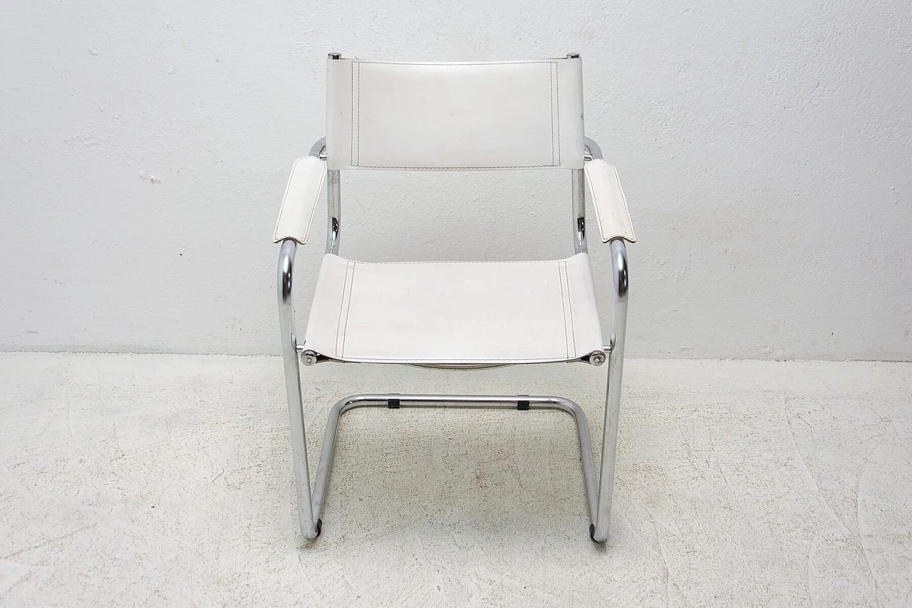 B-34 tubular steel cantilever chair by Marcel Breuer, 1970s 9