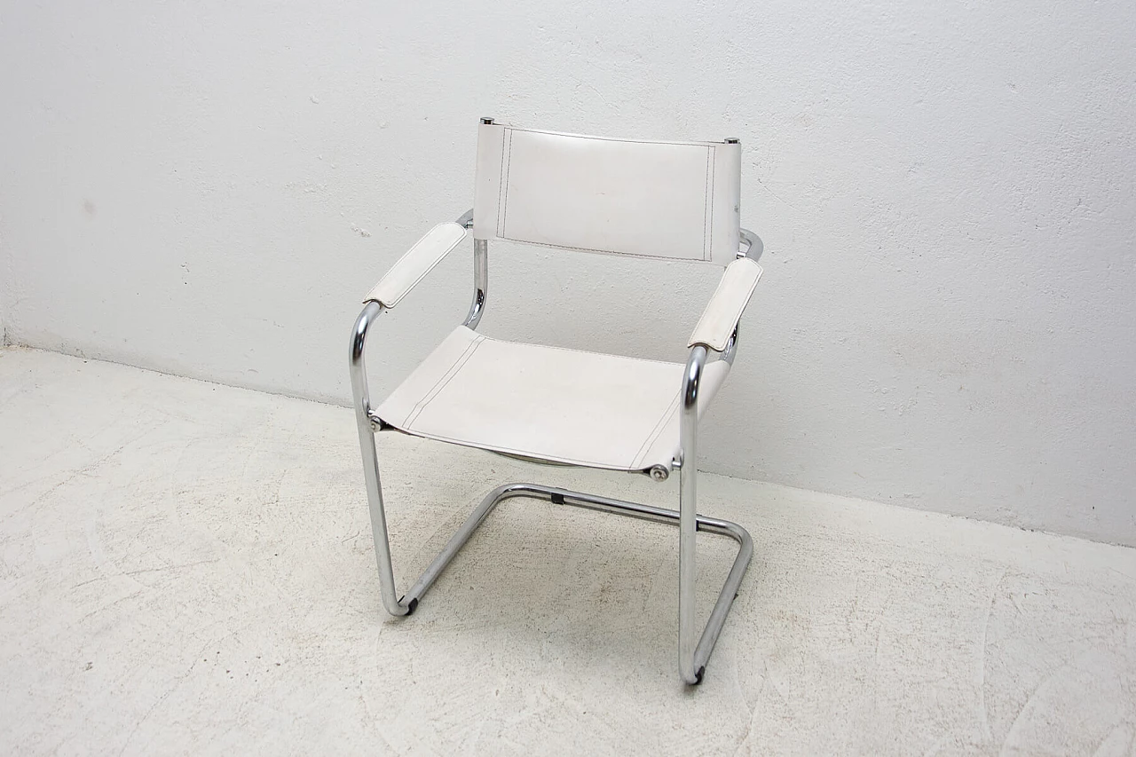 B-34 tubular steel cantilever chair by Marcel Breuer, 1970s 11