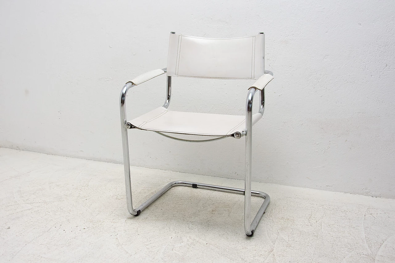 B-34 tubular steel cantilever chair by Marcel Breuer, 1970s 12