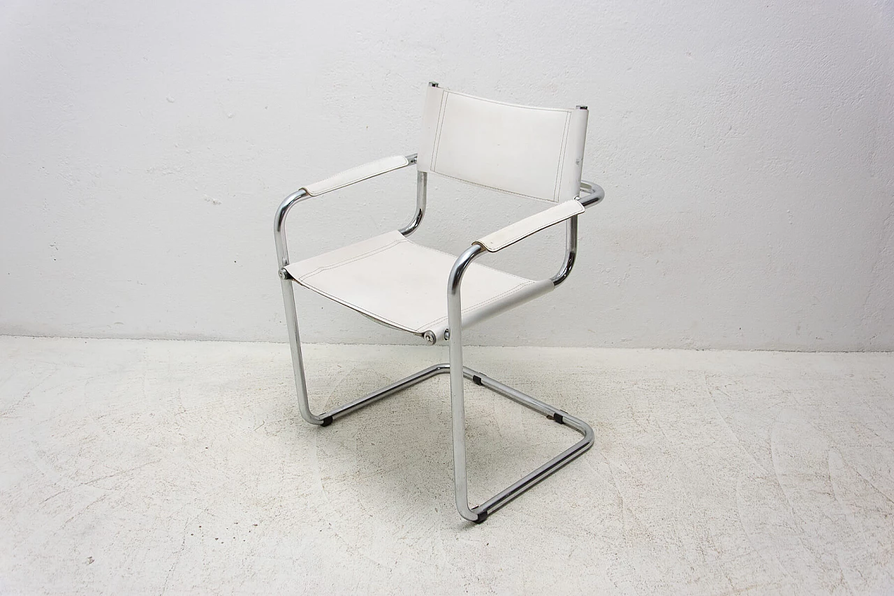 B-34 tubular steel cantilever chair by Marcel Breuer, 1970s 14