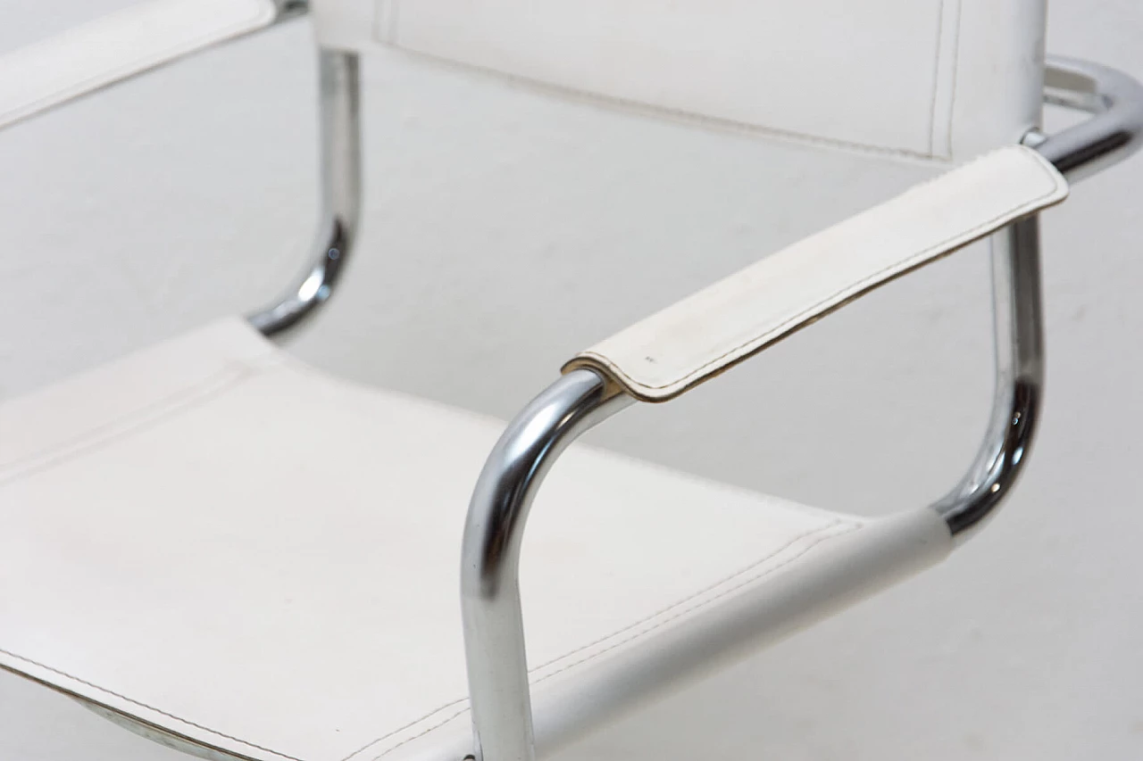 B-34 tubular steel cantilever chair by Marcel Breuer, 1970s 15