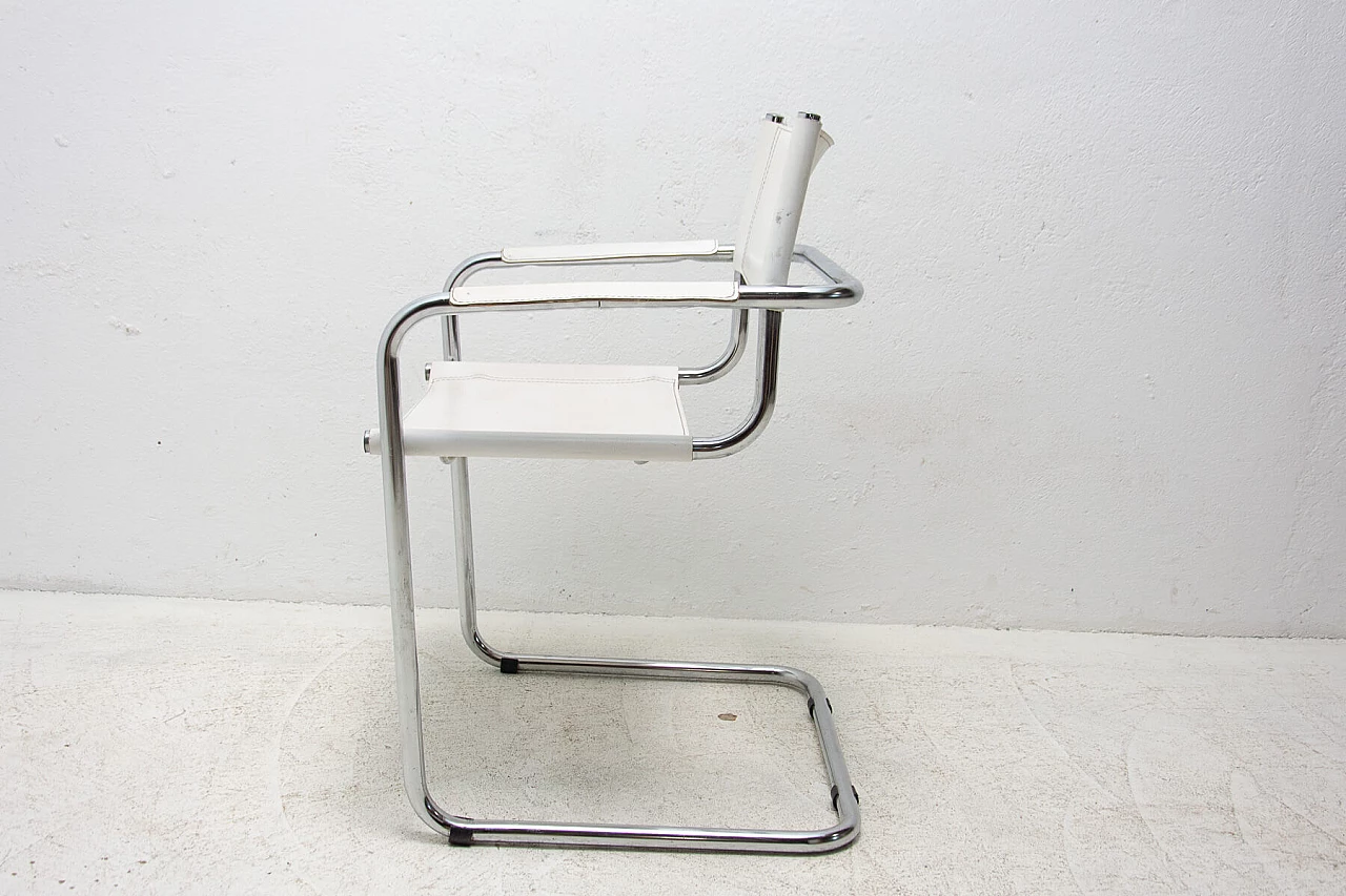 B-34 tubular steel cantilever chair by Marcel Breuer, 1970s 17
