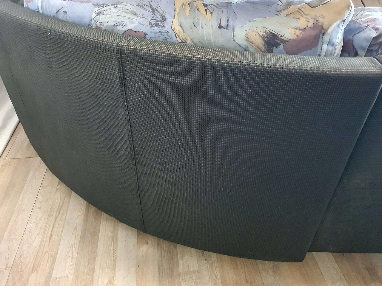 Divano modulare con cuscini, poggiatesta e braccioli removibili, anni '70 23