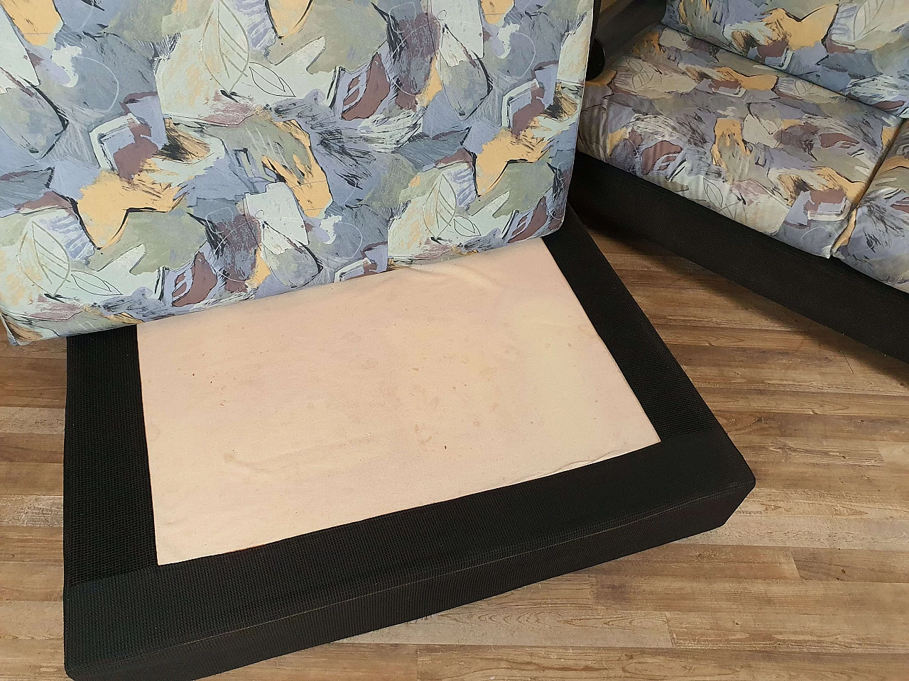 Divano modulare con cuscini, poggiatesta e braccioli removibili, anni '70 27