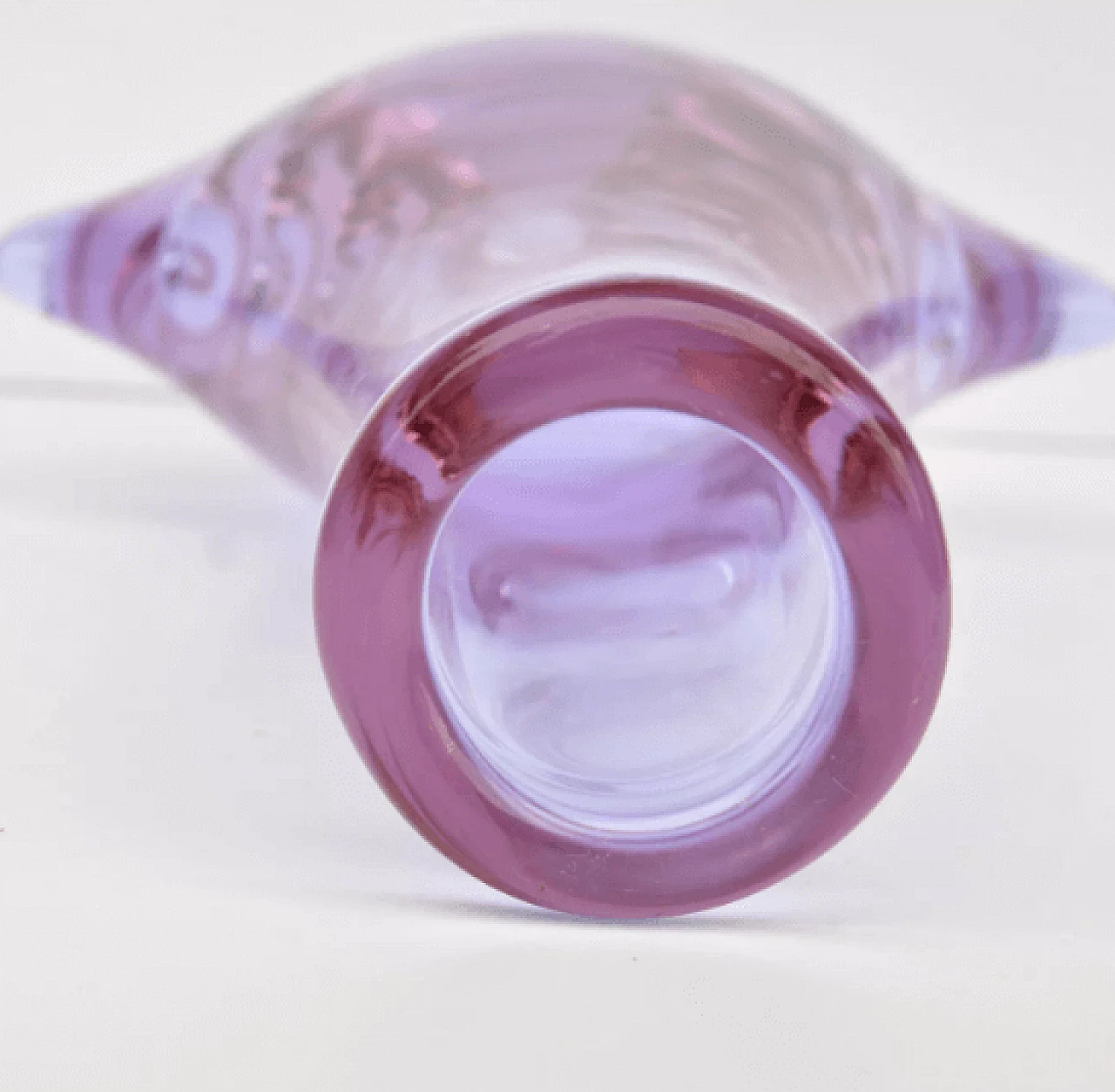 Glass vase by Miloslav Klinger for Železny Brod Sklo (ZBS), 1960s 4