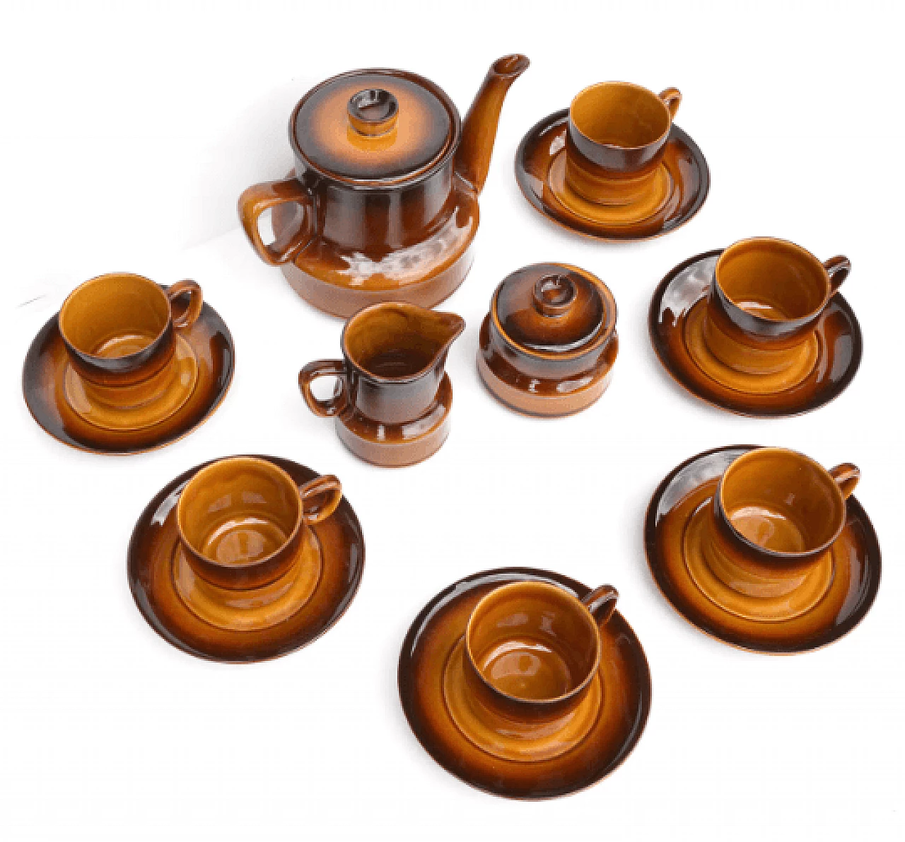 Servizio da caffè Ania di Kazimierz Kowalski per Tułowice, anni '60 3