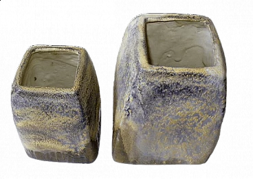 Coppia di vasi di Marcello Fantoni, anni '70