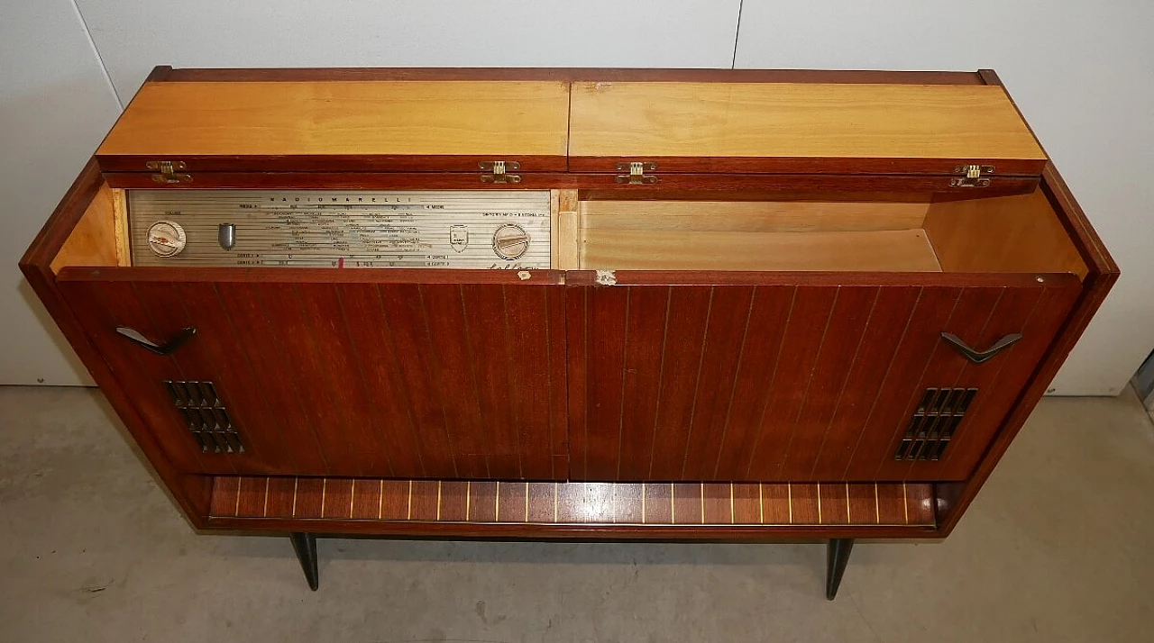 RD192 radio cabinet for Marelli Belform, 1960s 3
