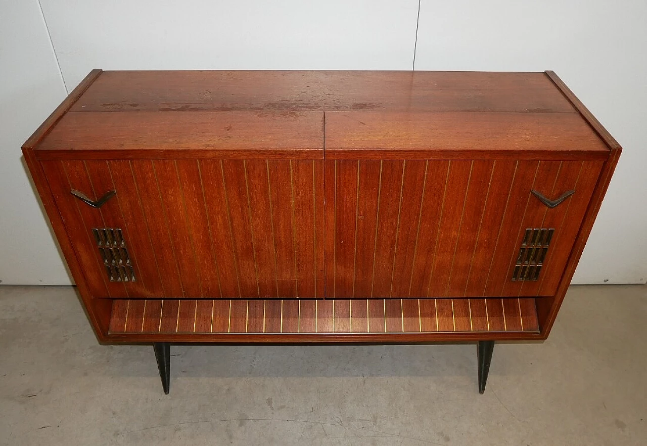 RD192 radio cabinet for Marelli Belform, 1960s 12