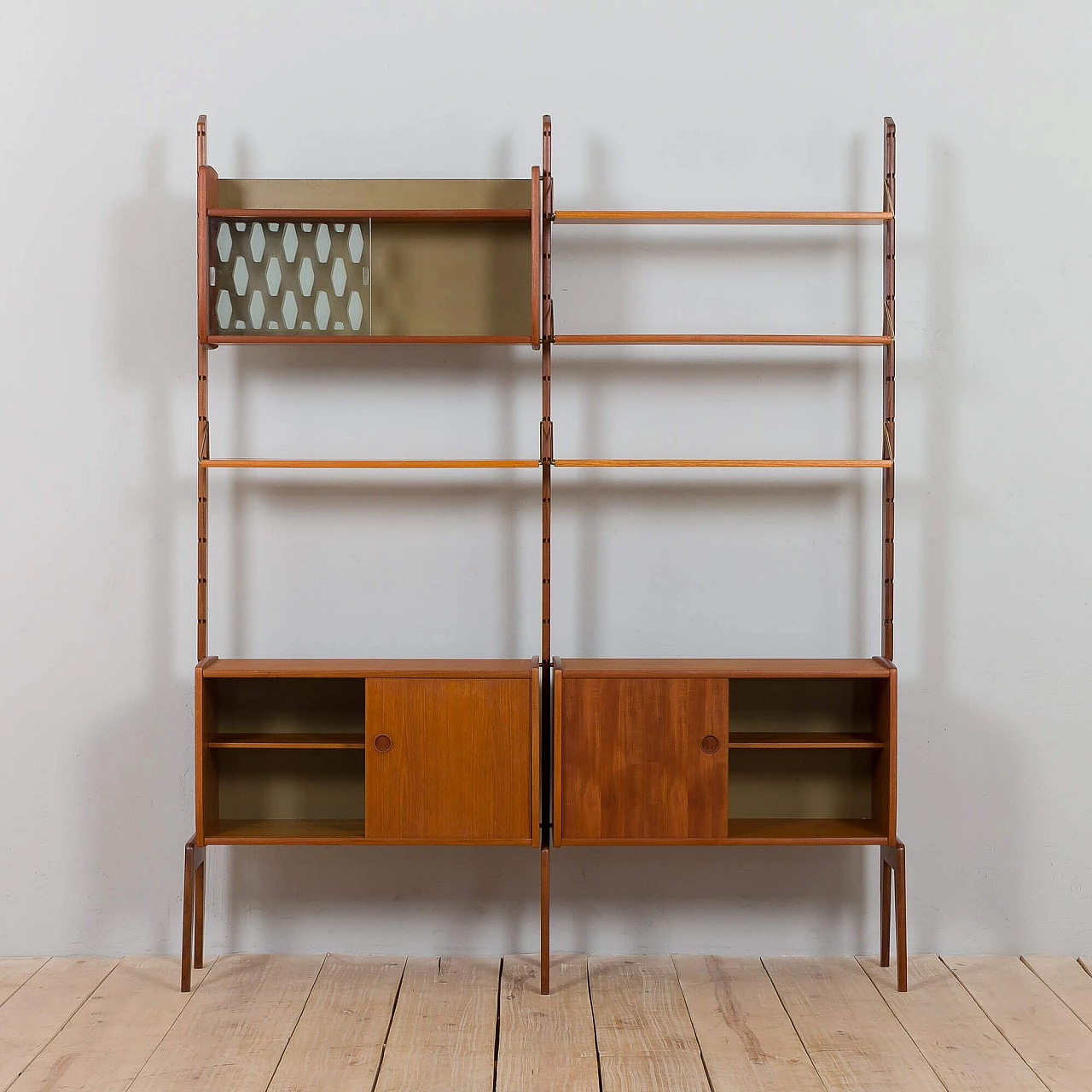 Ergo teak wall cabinet by J. Texemon for Blindheim Møbelfabrikk, 1960s 3