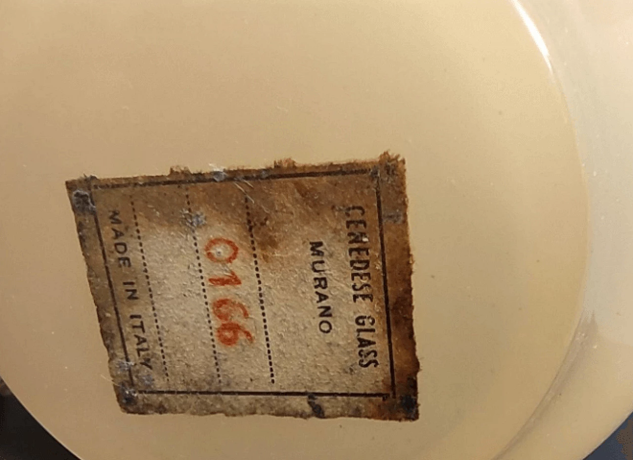 Pair of lamps with floral decoration by Gino Cenedese, 1960s 9