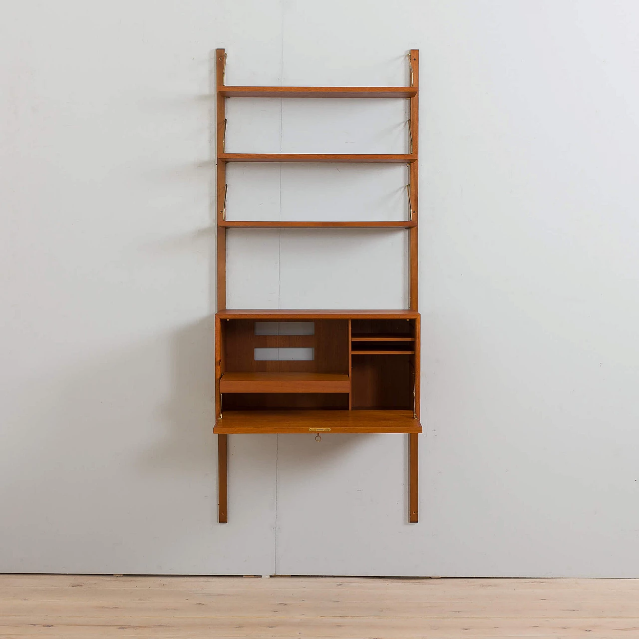 Teak wall cabinet by Poul Cadovius for Cado, 1960s 4