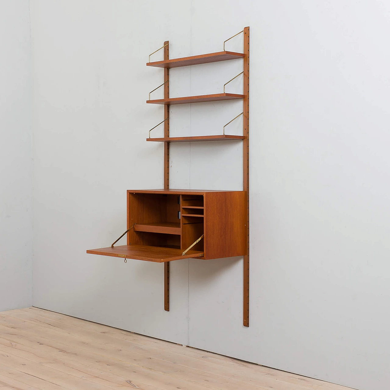 Teak wall cabinet by Poul Cadovius for Cado, 1960s 6