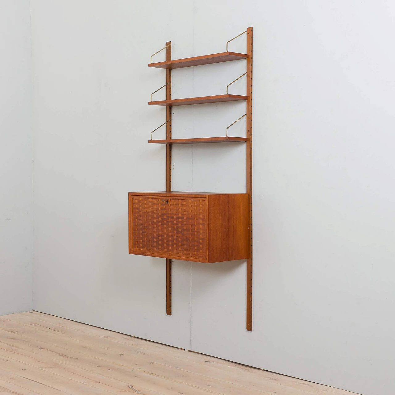 Teak wall cabinet by Poul Cadovius for Cado, 1960s 7