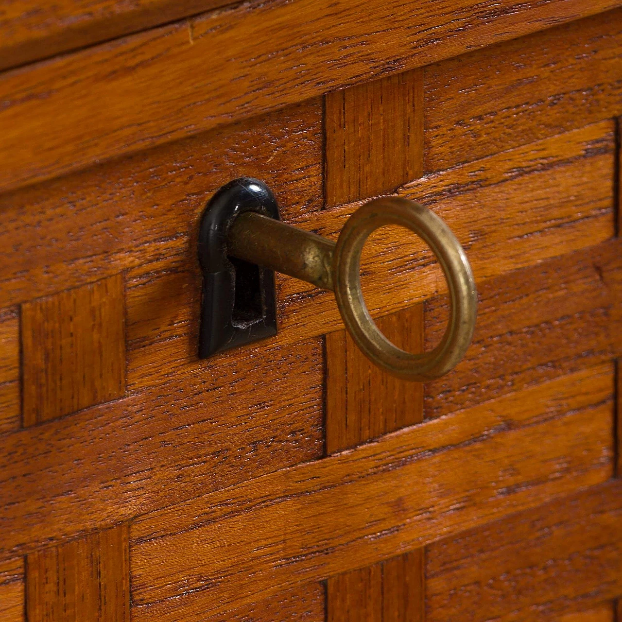 Teak wall cabinet by Poul Cadovius for Cado, 1960s 13