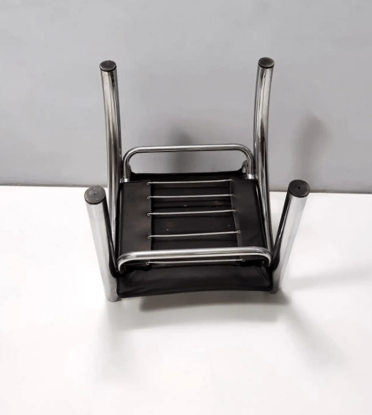 4 Cassiopea leather chairs by Gae Aulenti for Elam, 1970s 6