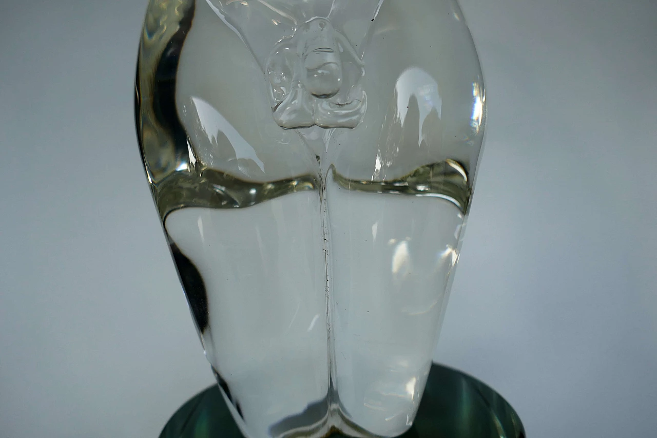 Glass sculpture attributed to Pino Signoretto, 1980s 6