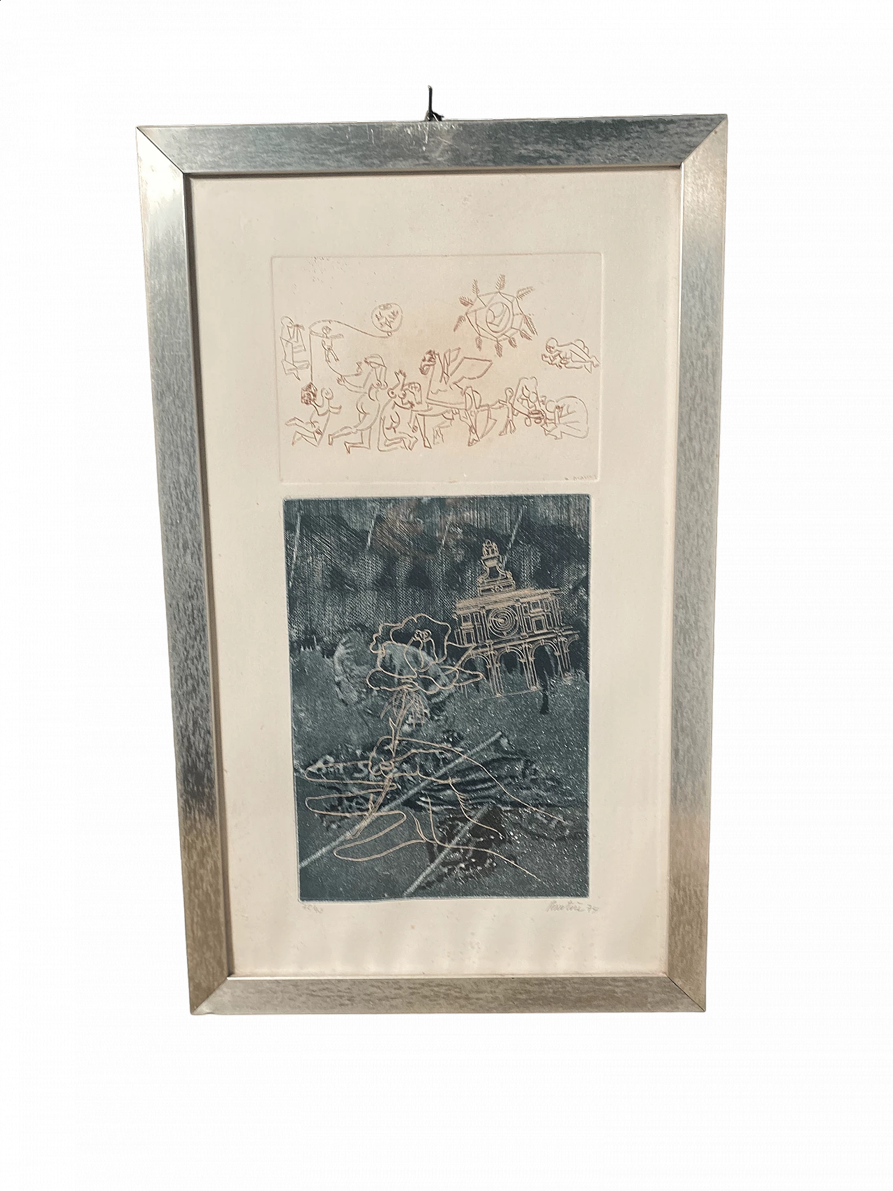 Lithographic composition by Pescatori, 1970s 14