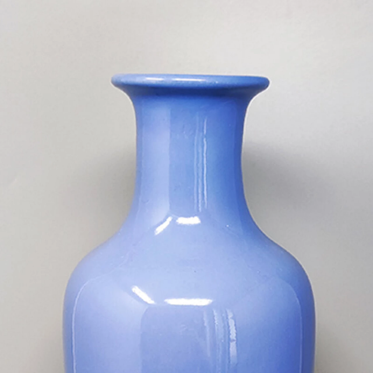 Blue ceramic vase by Fratelli Brambilla, 1960s 4