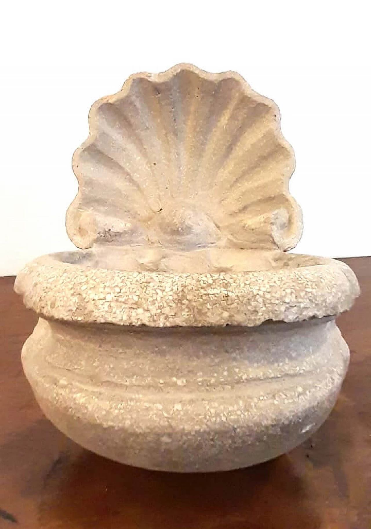 White stone holy water stoup, 18th century 4