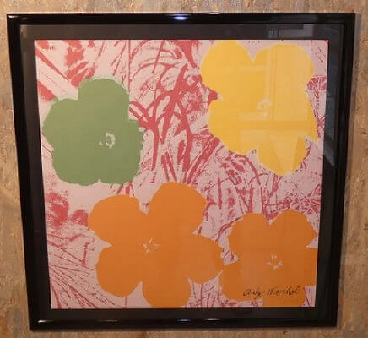 3 Lithographs Flowers 1534/2400 by Andy Warhol for CMOA, 1964 1