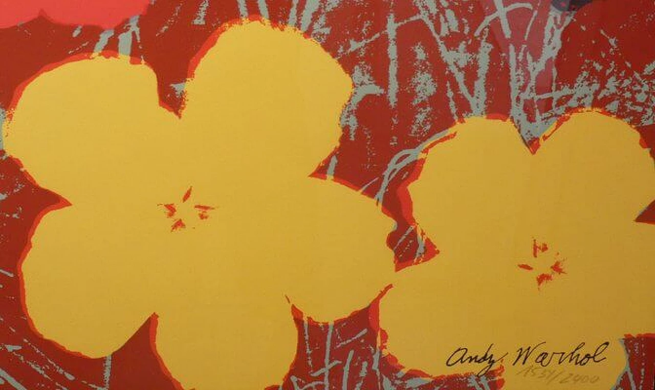 3 Lithographs Flowers 1534/2400 by Andy Warhol for CMOA, 1964 6