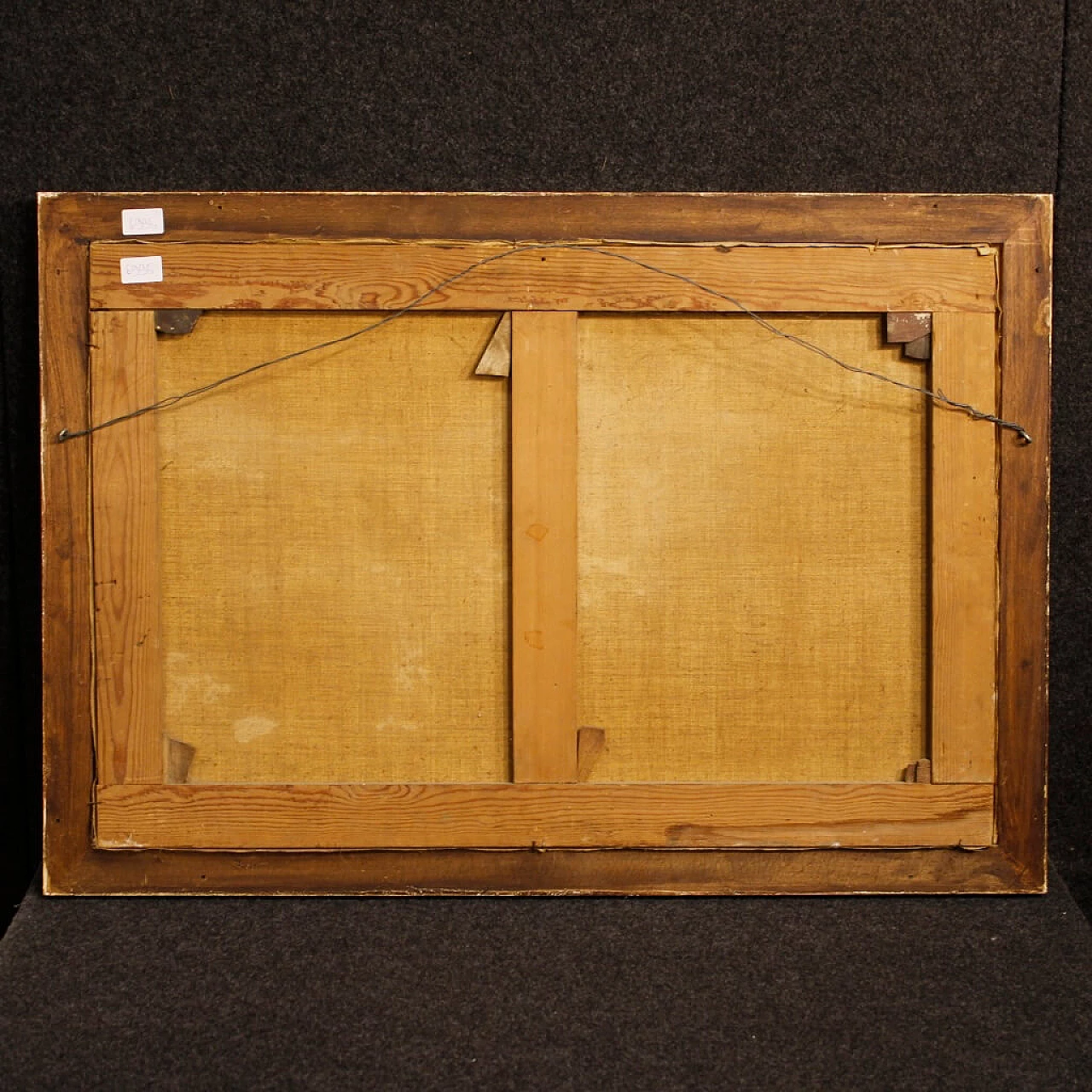 Landscape with hunter and hound, oil painting on canvas, 1899 5