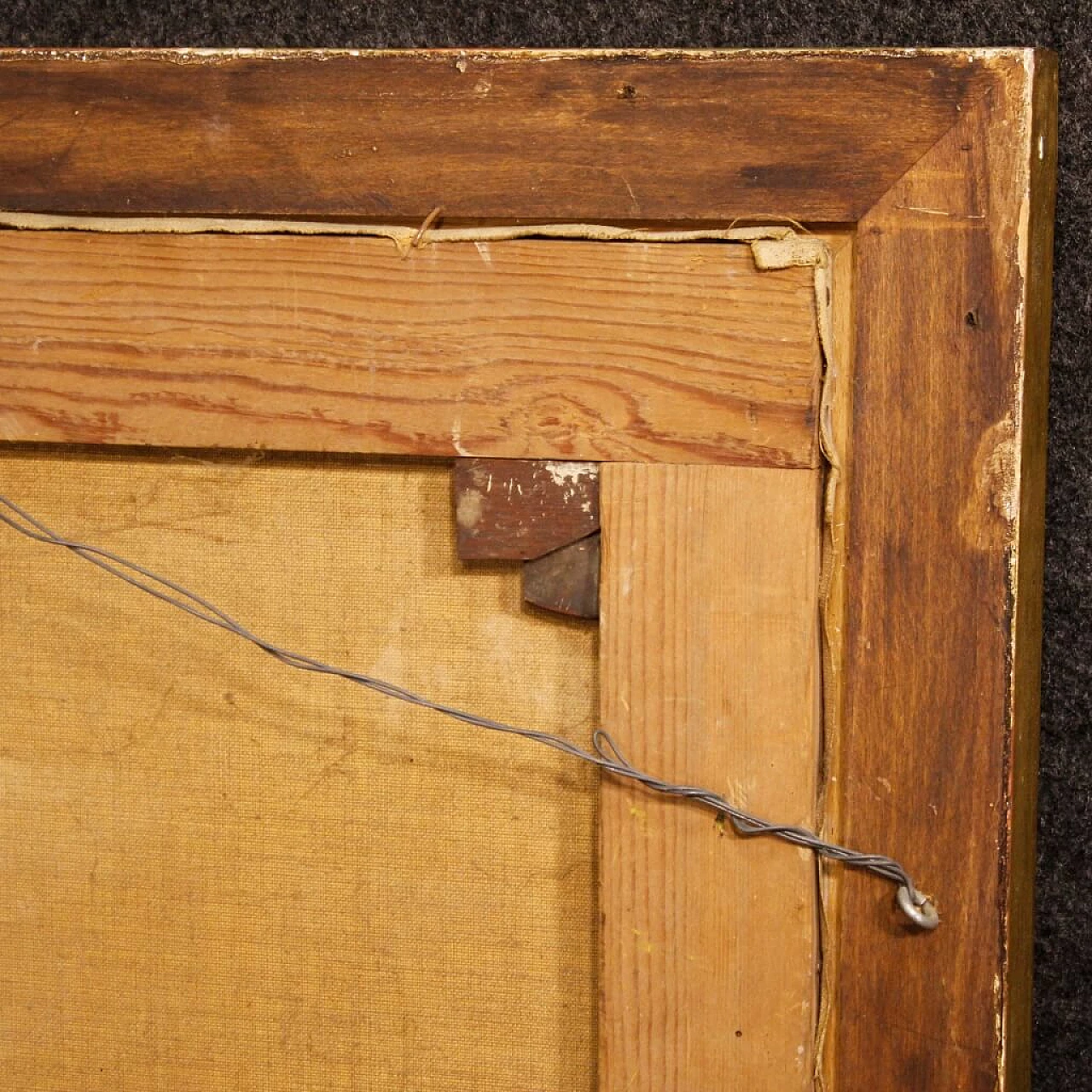 Landscape with hunter and hound, oil painting on canvas, 1899 6