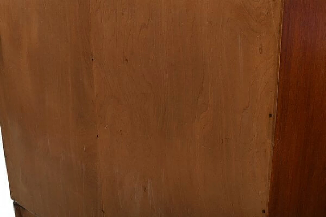 Mobiletto a due ante in teak e betulla, anni '50 11