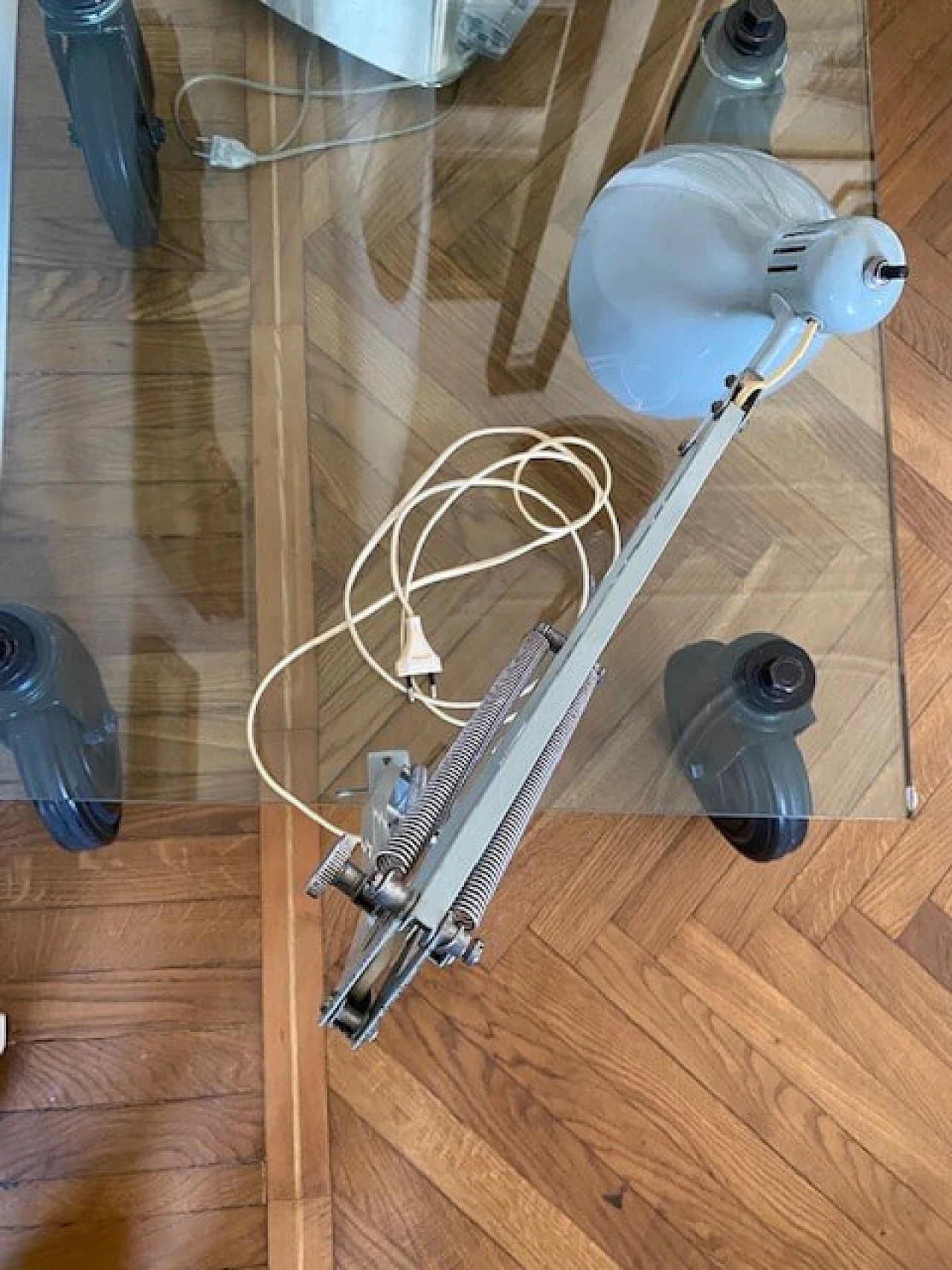 Gray Naska Loris table lamp by Luxo, 1960s 8