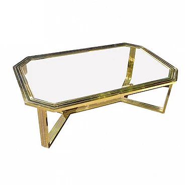 Brass coffee table, 1970s