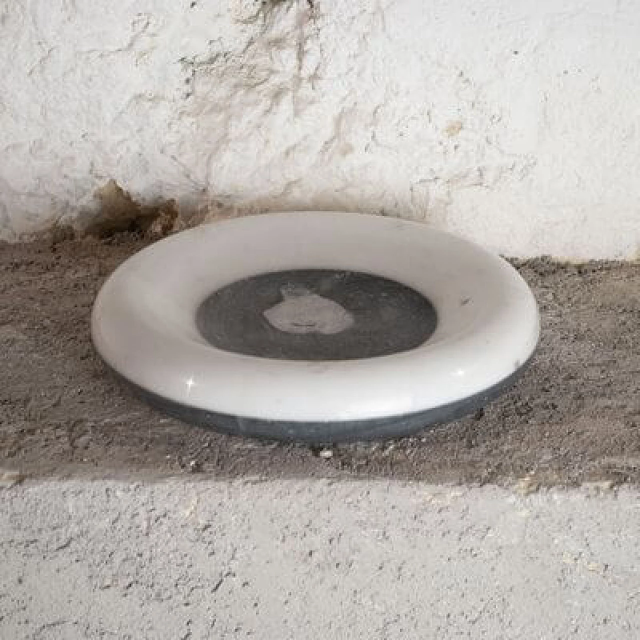 Carrara marble bowl, 1960s 1