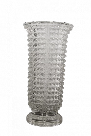 Vaso rostrato in vetro di Murano attribuibile a Ercole Barovier, anni '30