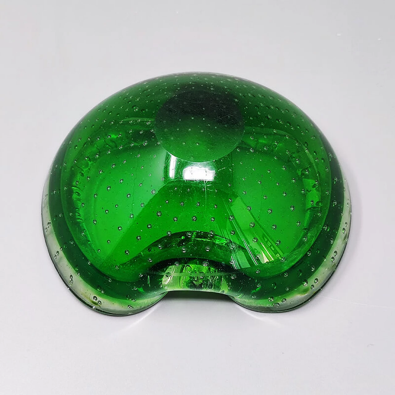 Submerged Murano glass ashtray by Flavio Poli for Seguso, 1960s 4