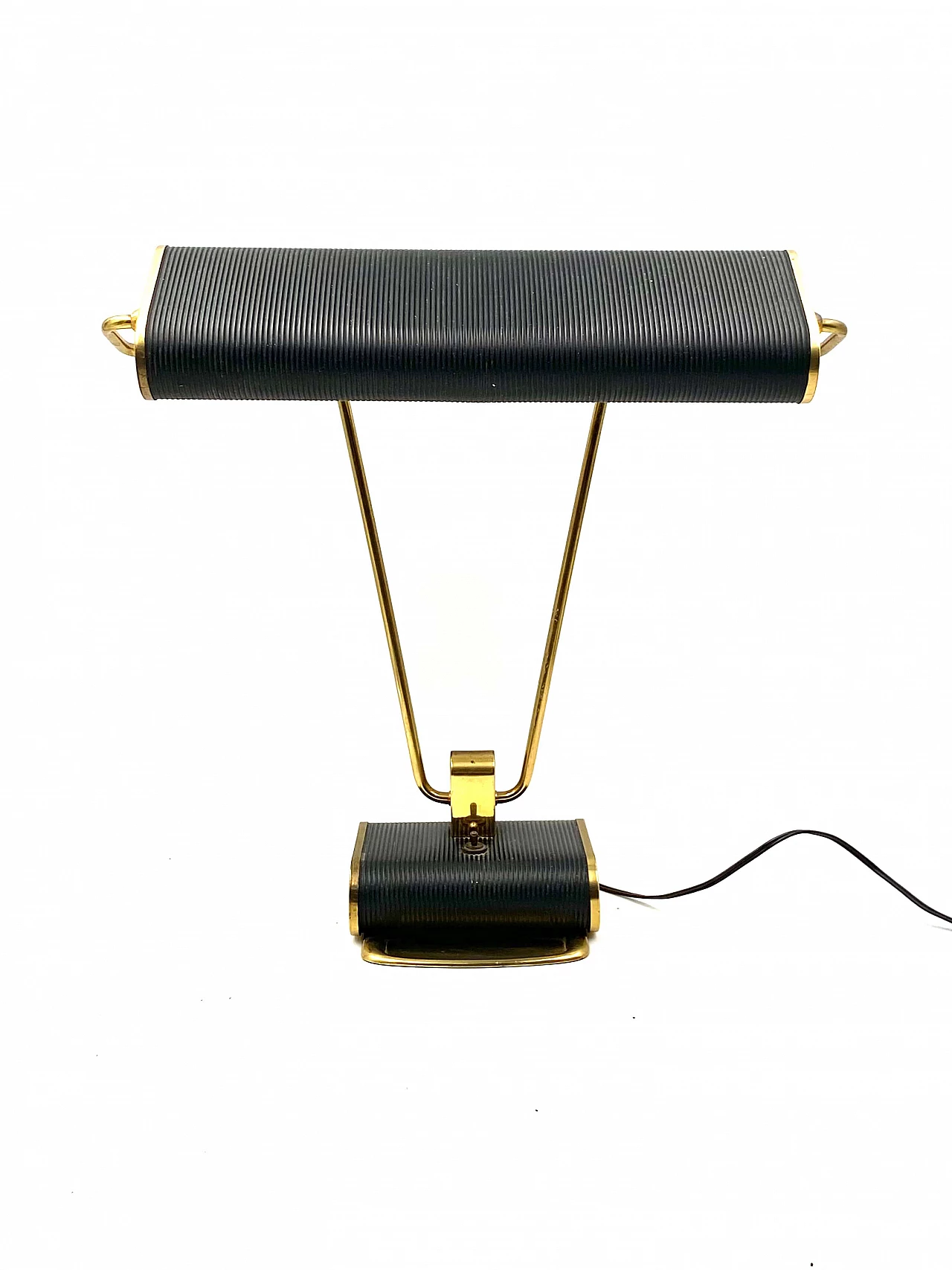 Brass table lamp N71 by Eileen Gray for Jumo, 1935 1