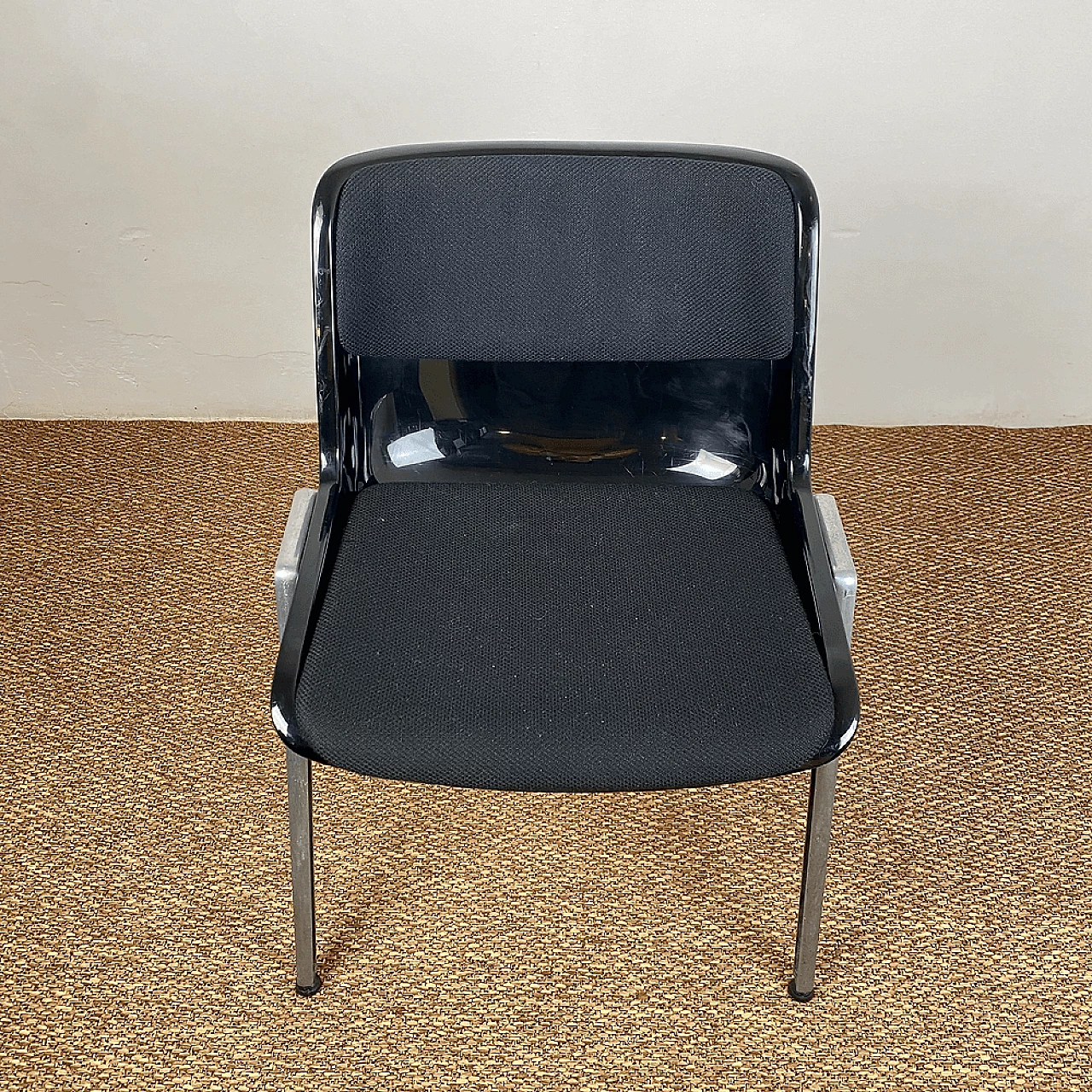 Black Modus chair by Osvaldo Borsani for Tecno, 1970s 5