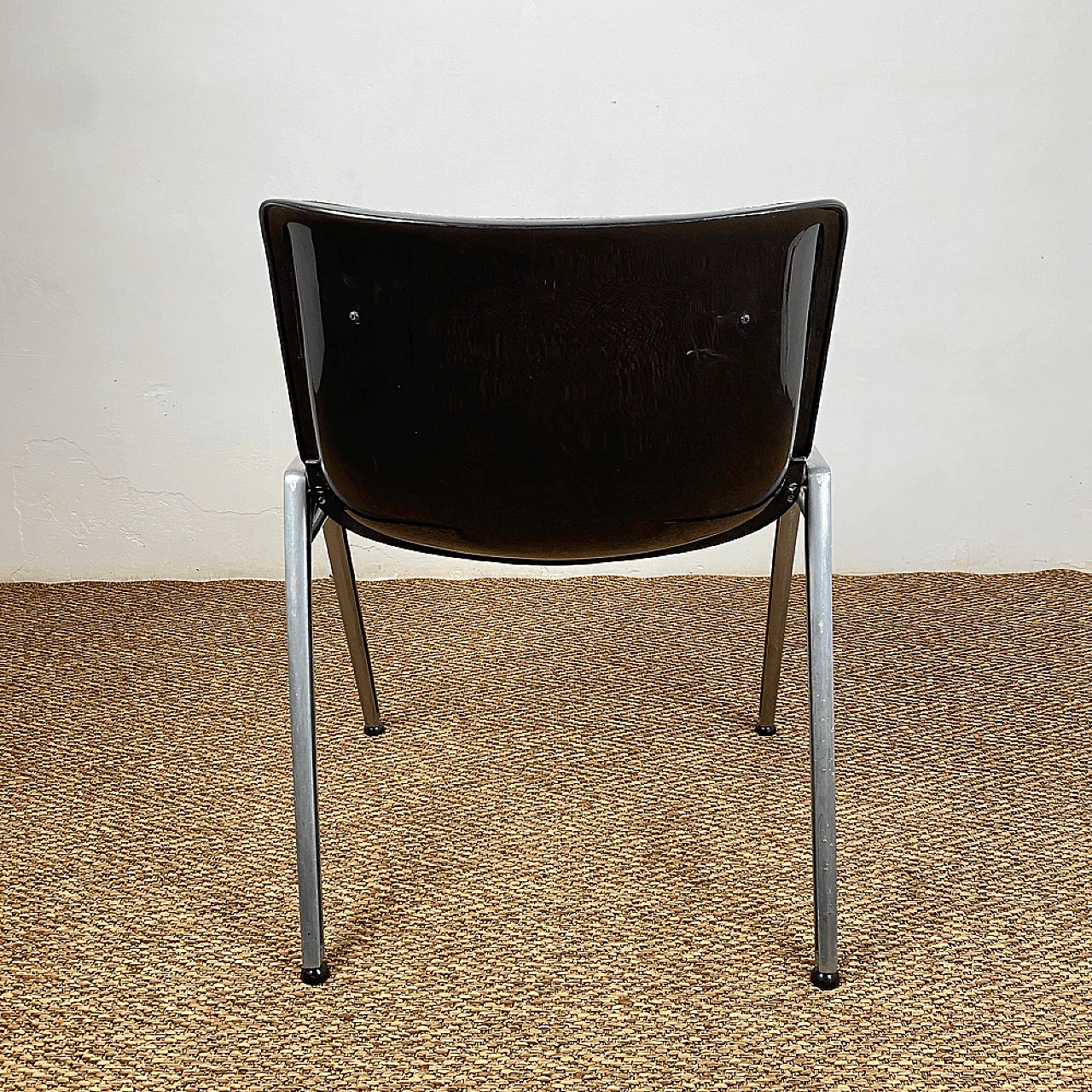 Black Modus chair by Osvaldo Borsani for Tecno, 1970s 6